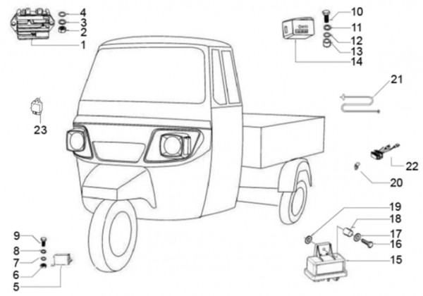 Elektrische Anlage Regler - Classic 400 422ccm 4T 2V AC 2016- MBX000T58RC001005