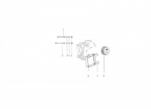 Motor Gleitzahnrad - Ape 50ccm 2T AC 1996- TL5T