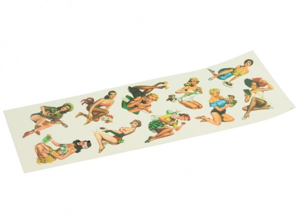 Vespa Poster, Pin ups