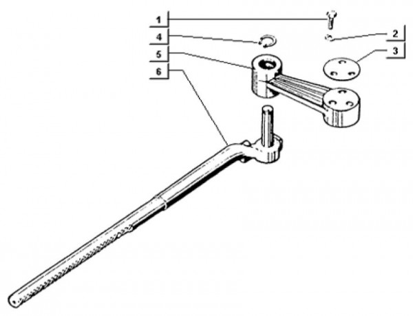 Lenker Lenkung - Ape TM 703 mit Lenkrad 220ccm 2T AC 2000-2007 ATM2T