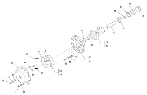 Bowdenzüge Bremsanlage hinten - Ape Mix 50ccm 2T AC 2014- ZAPC80000