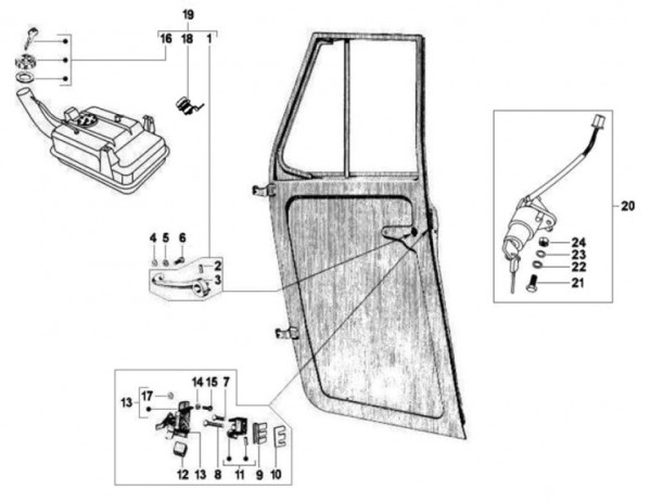 Elektrische Anlage Schloßsatz - Classic 400 422ccm 4T 2V AC 2016- MBX000T58RC001005