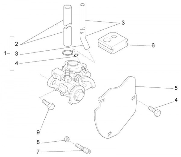 Motor Ölpumpe - Ape Mix 50ccm 2T AC 2015- ZAPC80000