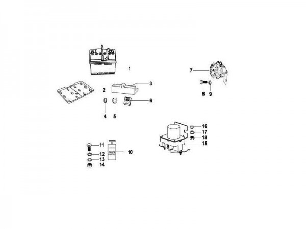 Elektrische Anlage Batterie - Calessino 422ccm 4T LC 2007-2008 ZAPT2D4MC